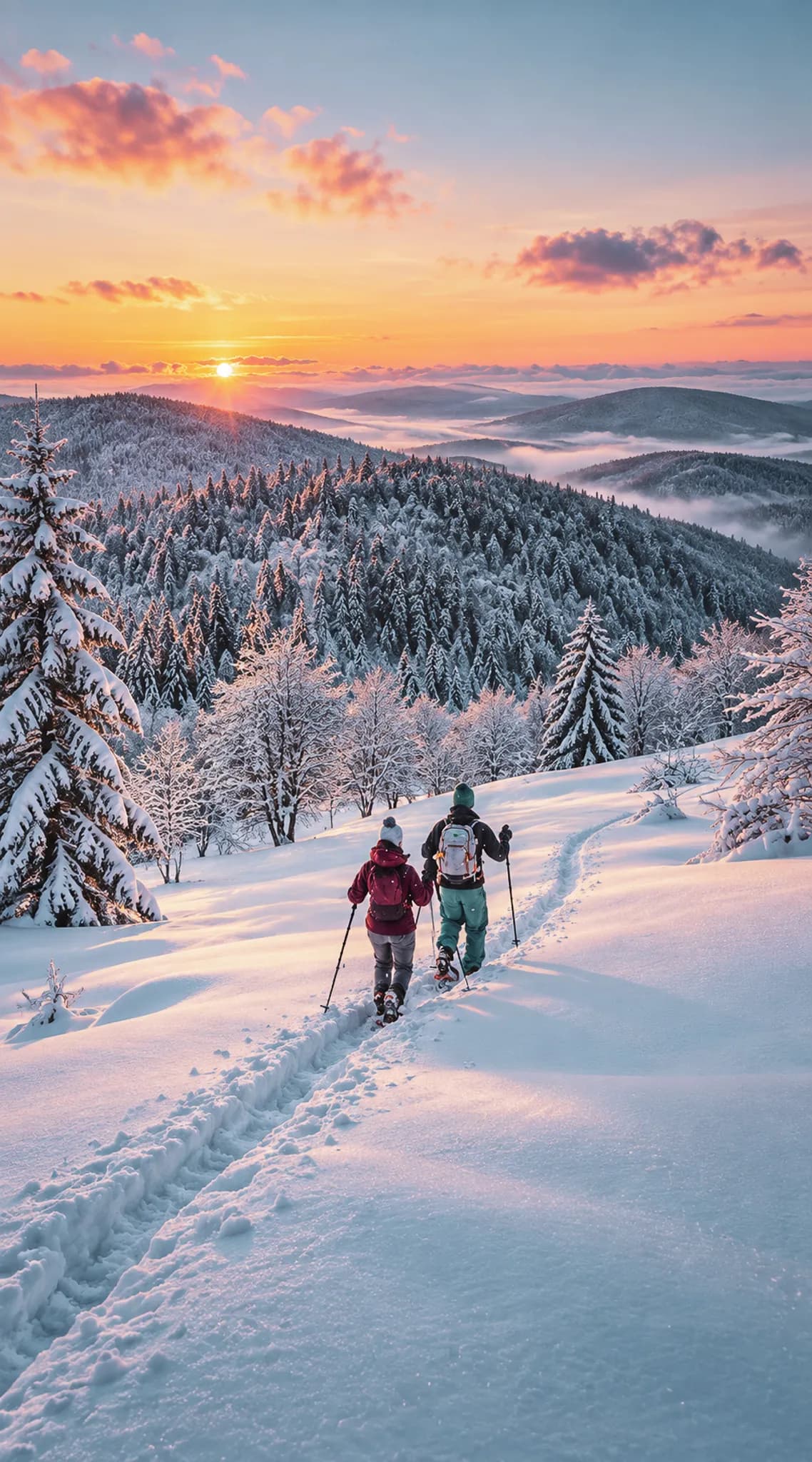 Sneeuwschoenwandelen en berghutnachten in de Vogezen