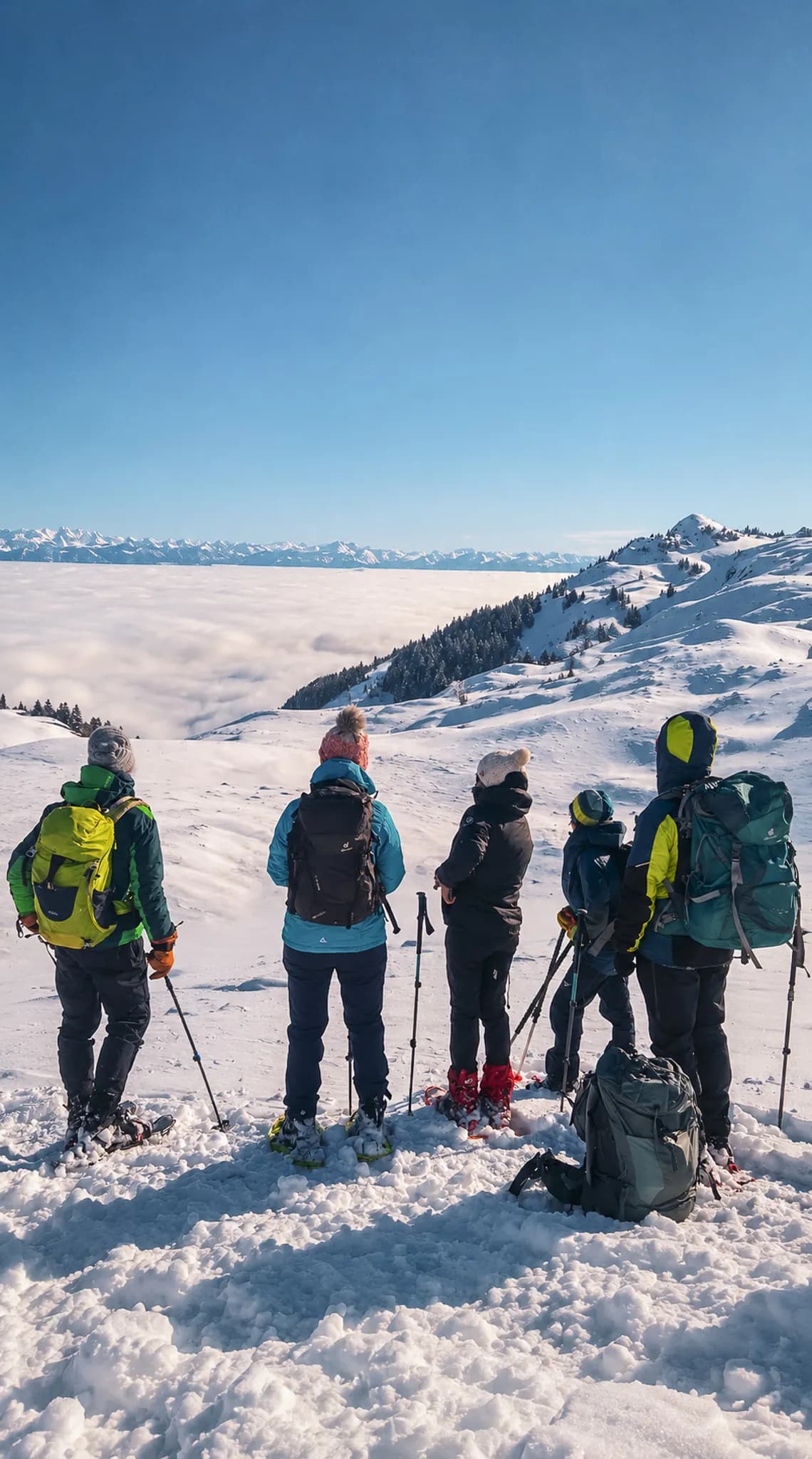 Sneeuwschoentocht door de Zwitserse Jura
