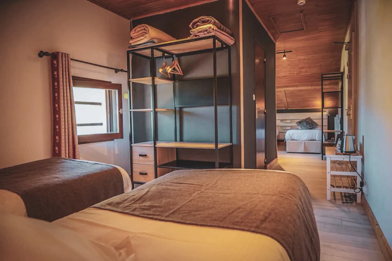 A comfortable, modern room, ideal after a day's adventure in the Cerces.