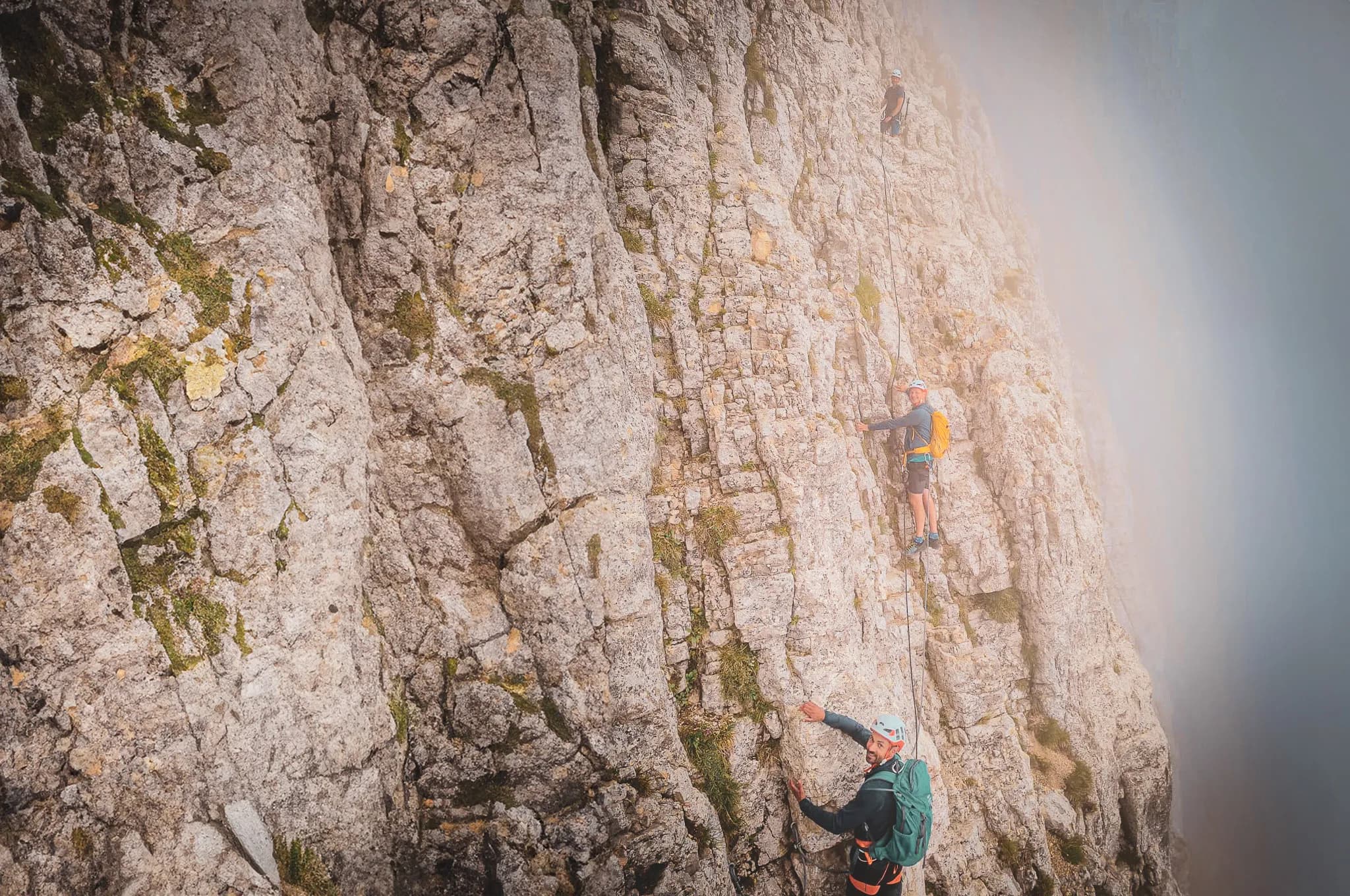 Climbing Mont Aiguille, spectacular panoramic views and a mountain atmosphere in the Vercors.